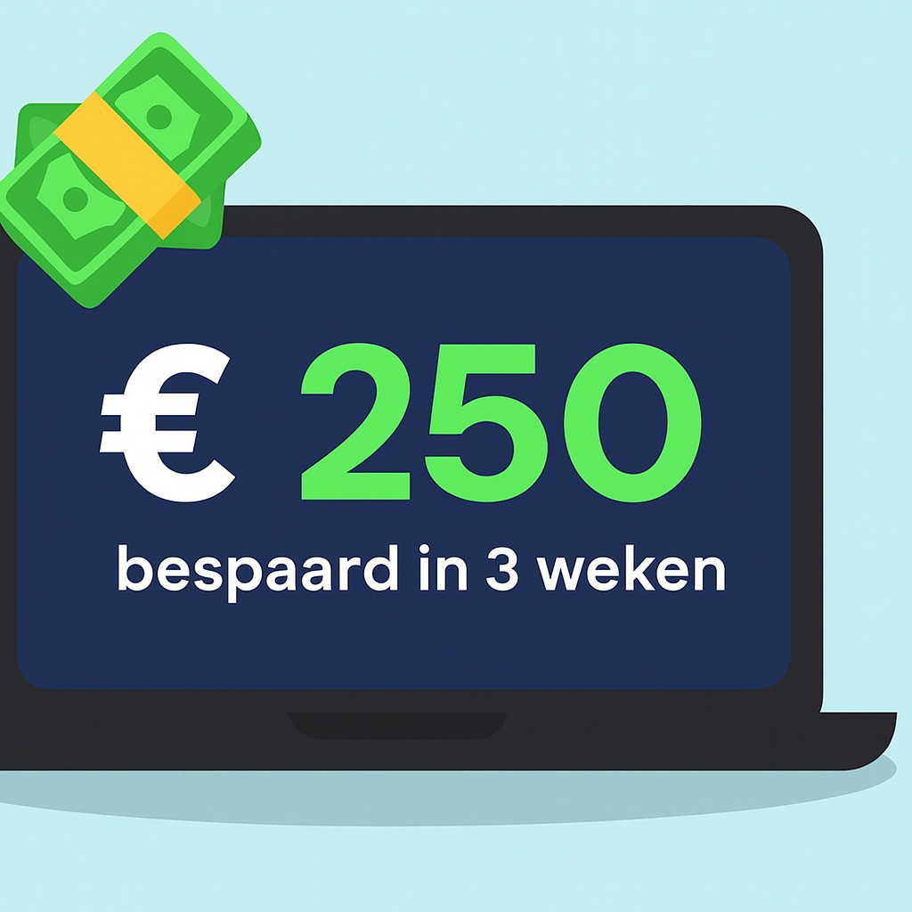 Sportweddenschappen simulator toont €250 bespaard in 3 weken