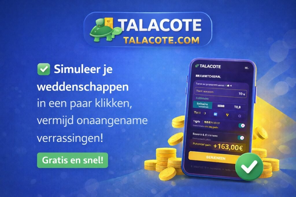 Talacote sportweddenschappen simulator, bereken je winst en vermijd verrassingen